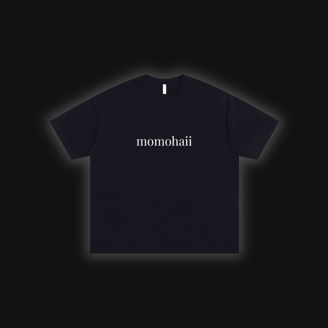 plain momohaii unisex oversized cotton t-shirt
