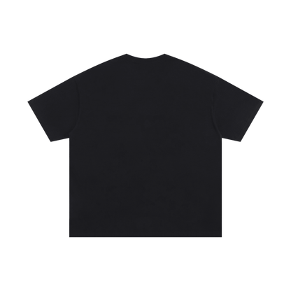 momohaii text oversized cotton t-shirt