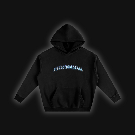 bubble momohaii oversize fleeced hoodie