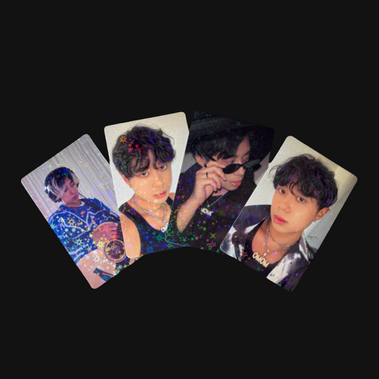 signed sparkle photocard set